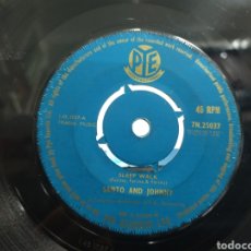 Discos de vinilo: SANTO AND JOHNNY SINGLE SLEEP WALK U.K.1959 ESCUCHADO