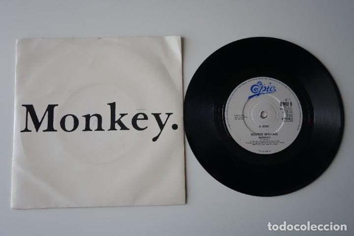 Discos de vinilo: GEORGE MICHAEL: Monkey. Single 7&rdquo; vinilo ORIGINAL UK - Foto 1