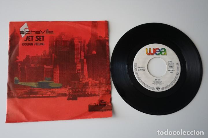 Discos de vinilo: ALPHAVILLE: Jet Set. Single 7&rdquo; vinilo ALEM&Aacute;N - Foto 1