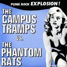Discos de vinilo: THE CAMPUS TRAMPS VS. THE PHANTOM RATS – PUNK ROCK EXPLOSION! EP VINILO EDICIÓN JAPÓN. NUEVO. Lote 333201973