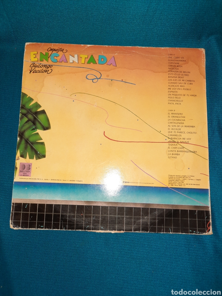 Discos de vinilo: LP VINILO, ORQUESTA ENCANTADA, BAILONGO VACILON , - Foto 2