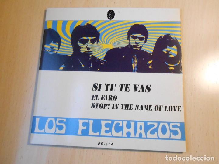 Discos de vinilo: FLECHAZOS, LOS, SG, SI TU TE VAS + 2, A&Ntilde;O 1994 - Foto 1