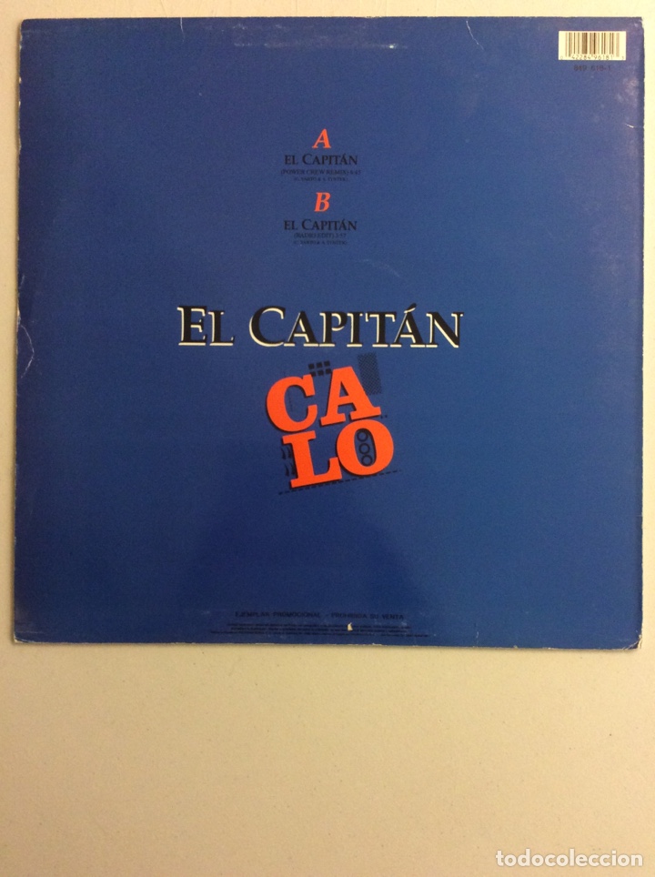 Discos de vinilo: Calo. El Capit&aacute;n. - Foto 2