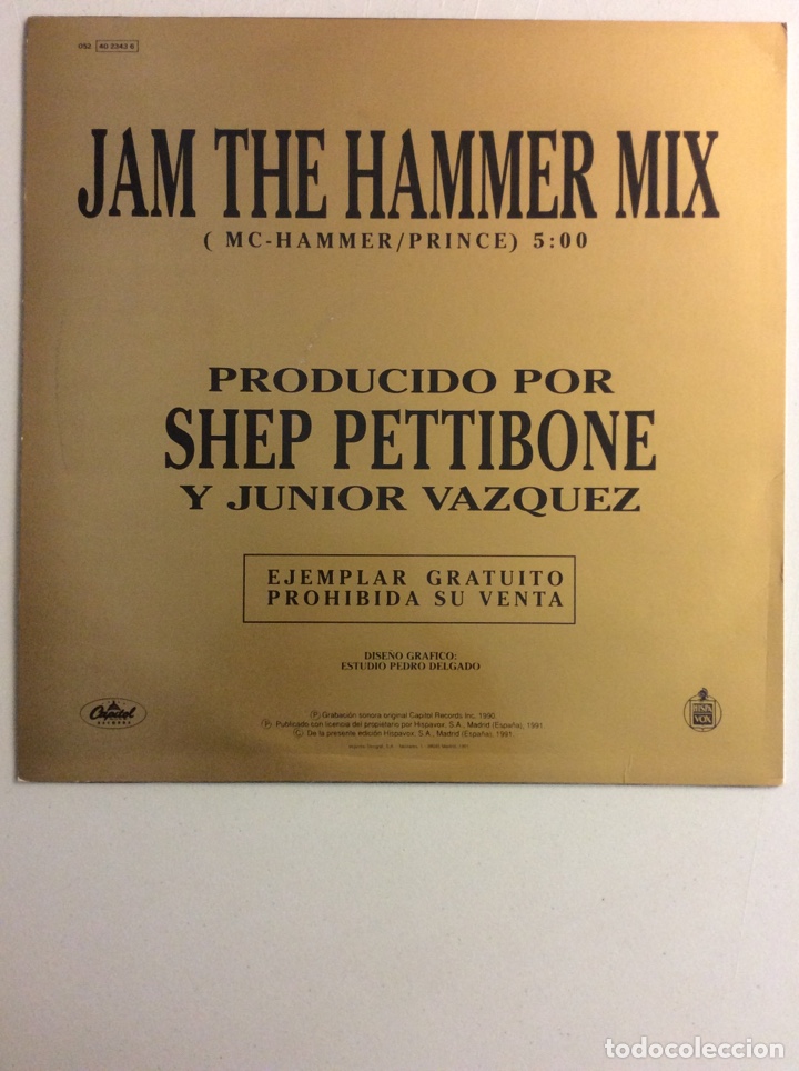 Discos de vinilo: M C Hammer. Pray. - Foto 2