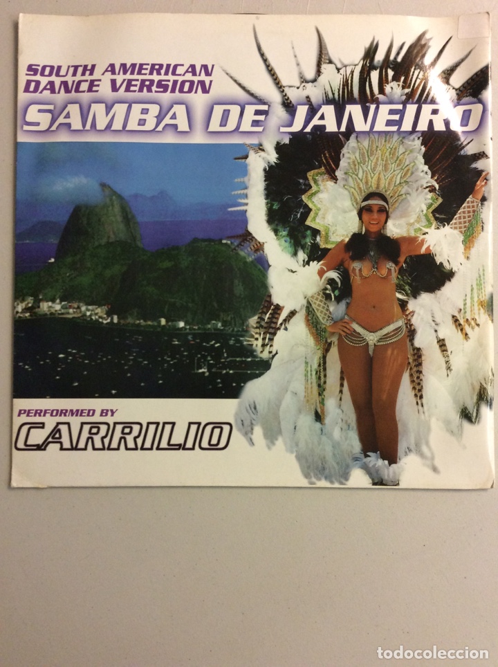Discos de vinilo: South American Dance Version. Samba de Janeiro. Performed by Carrillo. - Foto 1