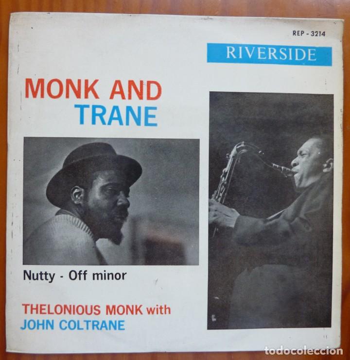 Discos de vinilo: THELONIOUS MONK Y JOHN COLTRANE / NUTTY / 1964 / SINGLE - Foto 1