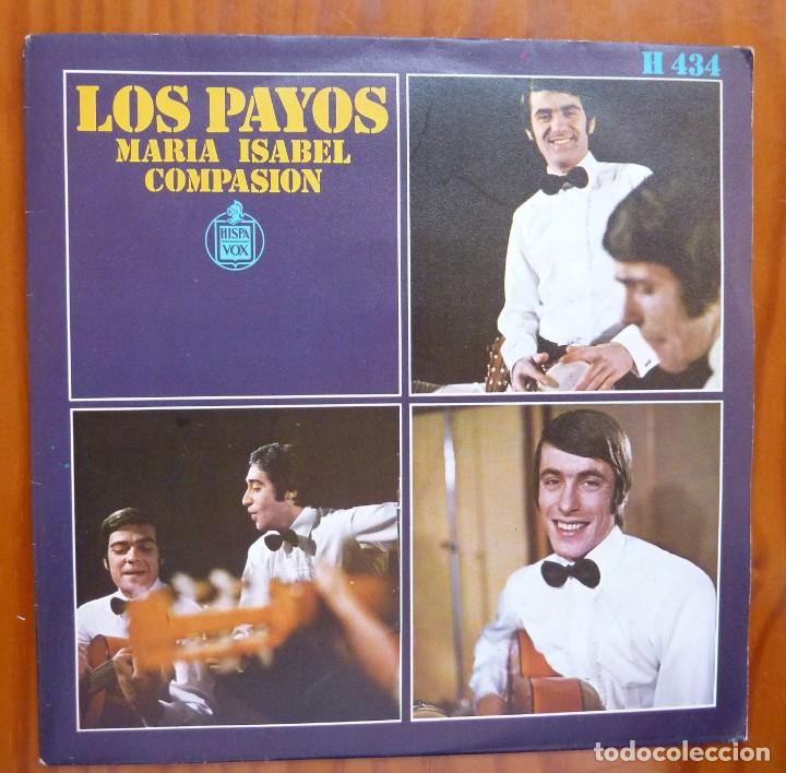 Discos de vinilo: LOS PAYOS / MARIA ISABEL / 1969 / SINGLE - Foto 1