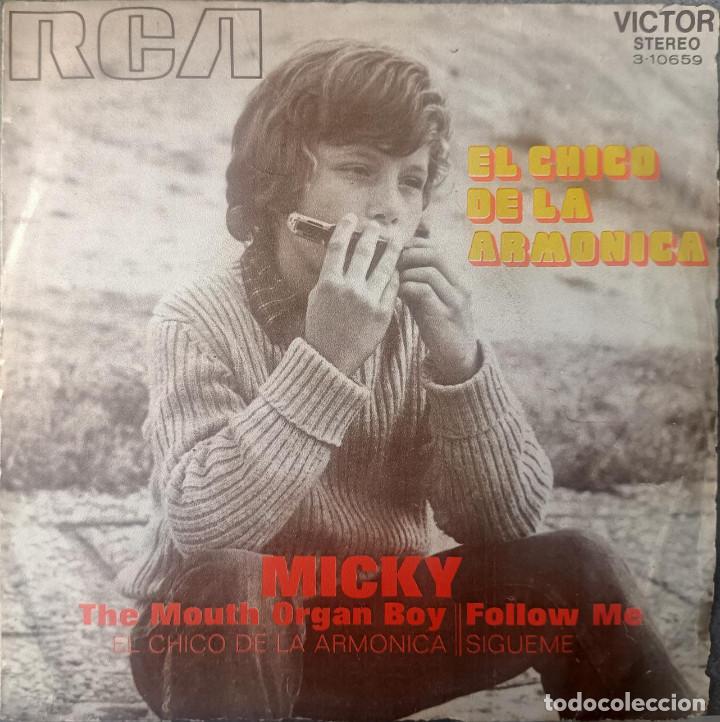 Discos de vinilo: disco vinilo Lp &rdquo; el chico de la armonica &rdquo; - Foto 1