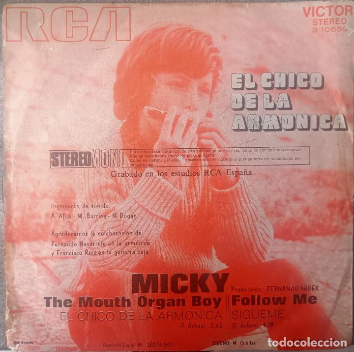 Discos de vinilo: disco vinilo Lp &rdquo; el chico de la armonica &rdquo; - Foto 2