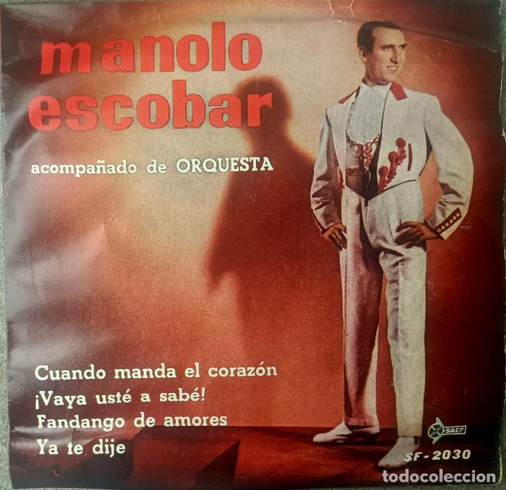 Discos de vinilo: disco vinilo Lp manolo escobar - Foto 1