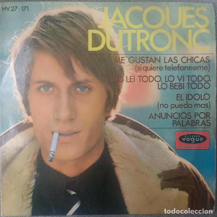 Discos de vinilo: disco vinilo lp jacques dutronc - me gustan las chicas - Foto 1