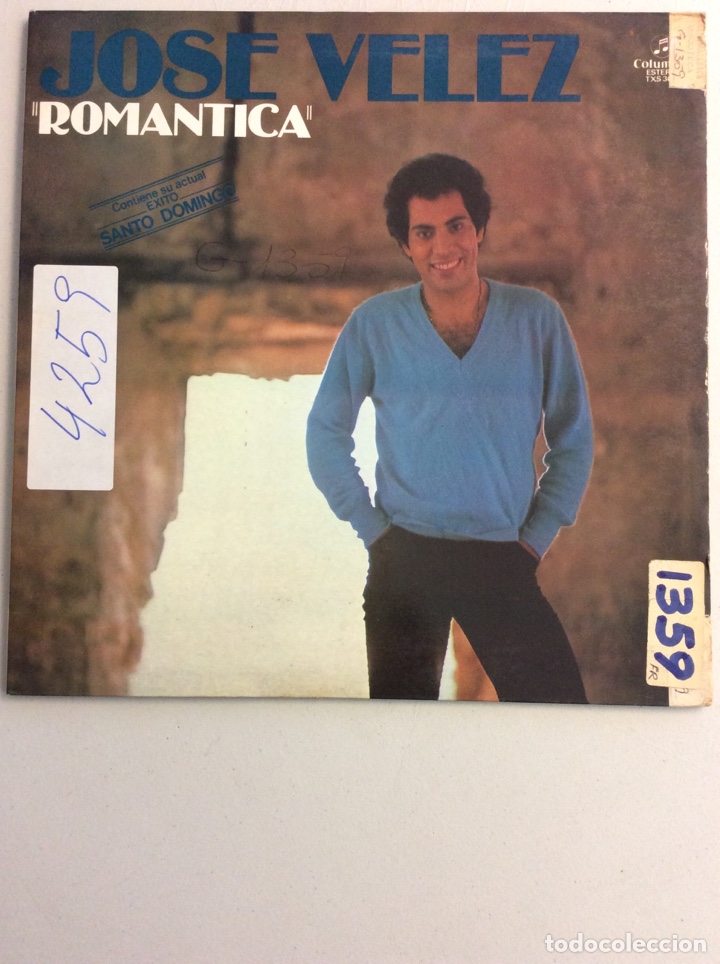 Discos de vinilo: Jose Velez. Rom&aacute;ntica. - Foto 1