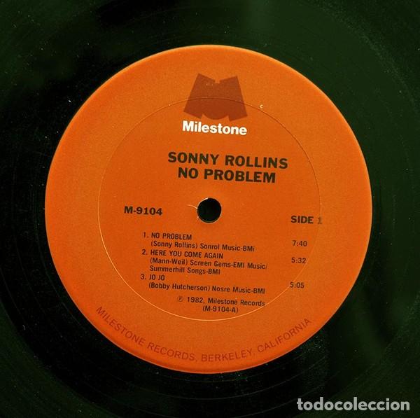 Discos de vinilo: SONNY ROLLINS / no problem, COLOSSUS SAX - MILESTONE !! SOLIDA EDIC USA, IMPECABLE - Foto 4