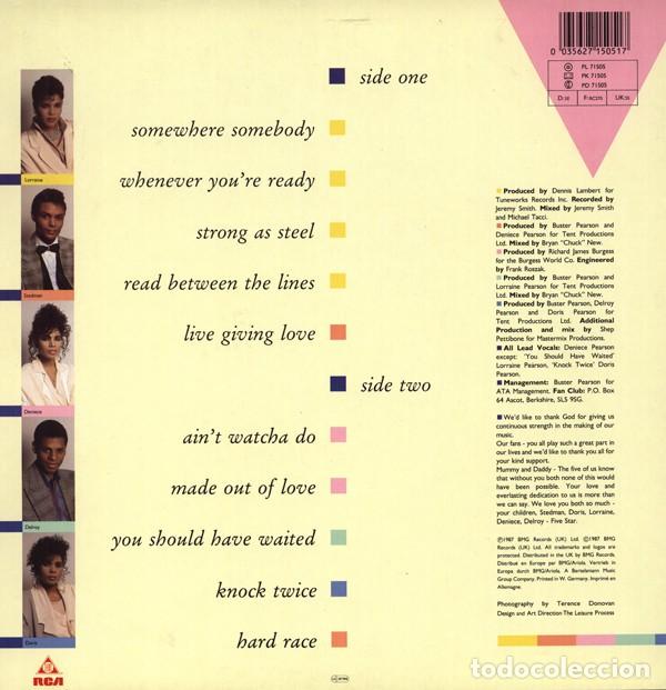 Discos de vinilo: Five Star &lrm;&ndash; Between The Lines vinilo LP - Foto 2
