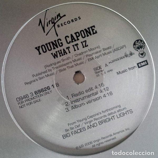 Discos de vinilo: Young Capone &lrm;&ndash; What It Iz vinilo 12&rdquo; maxi - Foto 1