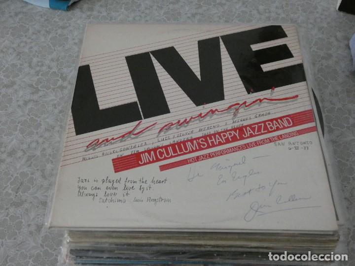 Disques de vinyle: PACC167 LP USA CA 1988 JIM CULLUM JAZZ BAND DEDICADO POR EL ARTISTA BUEN ESTADO