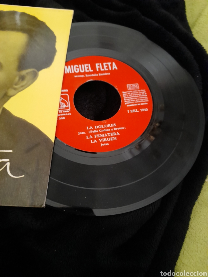 Discos de vinilo: Vinilo de Miguel Fleta, La Dolores - Foto 3