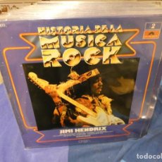 Dischi in vinile: PACC167 LP HISTORIA DE LA MUSICA ROCK DE ORBIS BUEN ESTADO GENERAL 2 JIMI HENDRIX