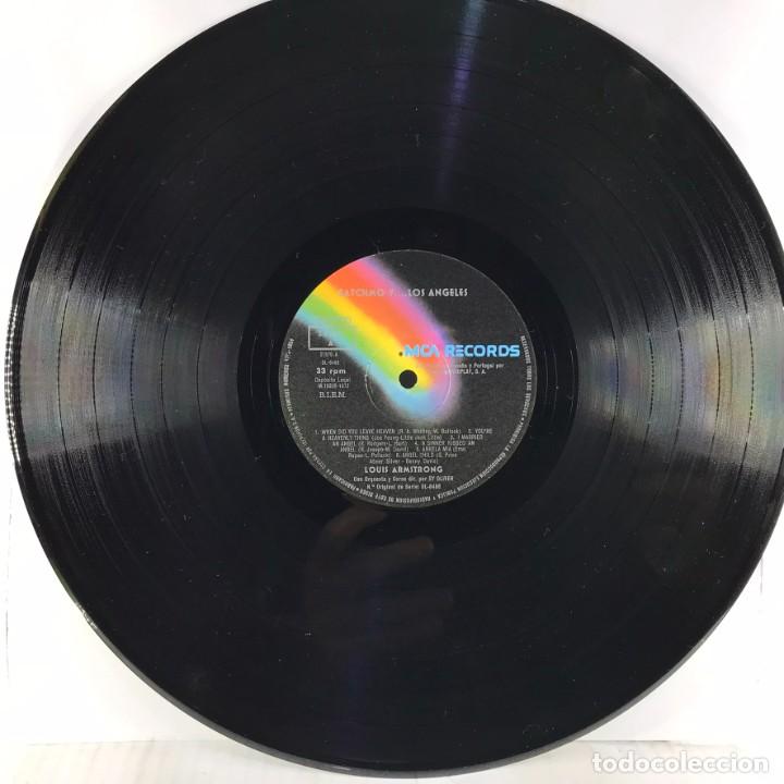 Discos de vinilo: LP LOUIS ARMSTRONG : SATCHMO Y...LOS ANGELES - Foto 3