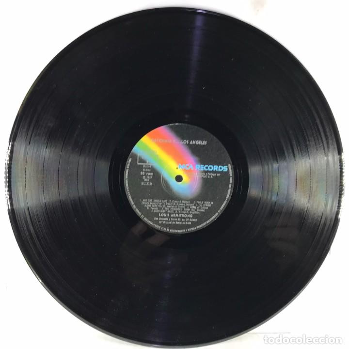 Discos de vinilo: LP LOUIS ARMSTRONG : SATCHMO Y...LOS ANGELES - Foto 4