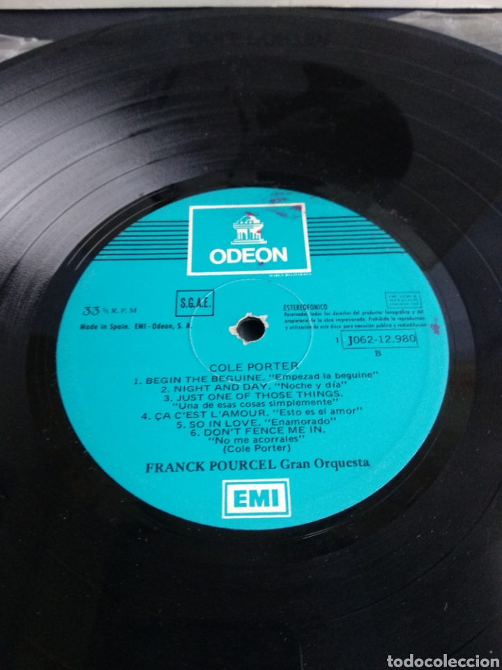Discos de vinilo: *FRANCK POURCEL. SPAIN. ODEON. 1974 - Foto 3