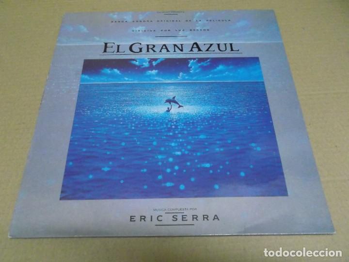 Discos de vinilo: EL GRAN AZUL (LP) ERIC SERRA A&Ntilde;O 1988 - Foto 1