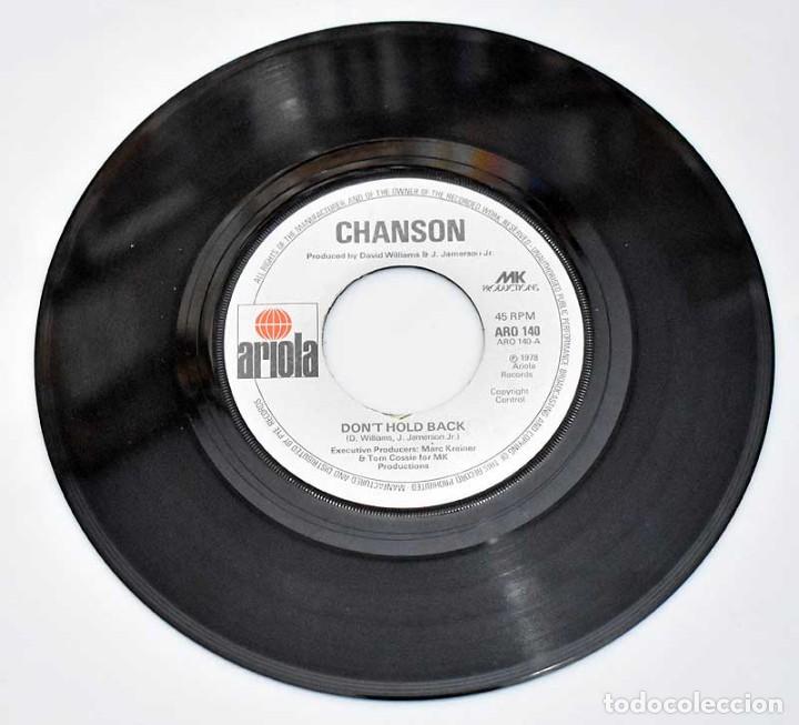 Discos de vinilo: Chanson - Dont Hold Back / Did You Ever. Single (s&oacute;lo vinilo) - Foto 1