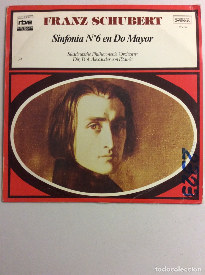 Discos de vinilo: Franz Schubert. Sinfon&iacute;a n6 en Do mayor. - Foto 1