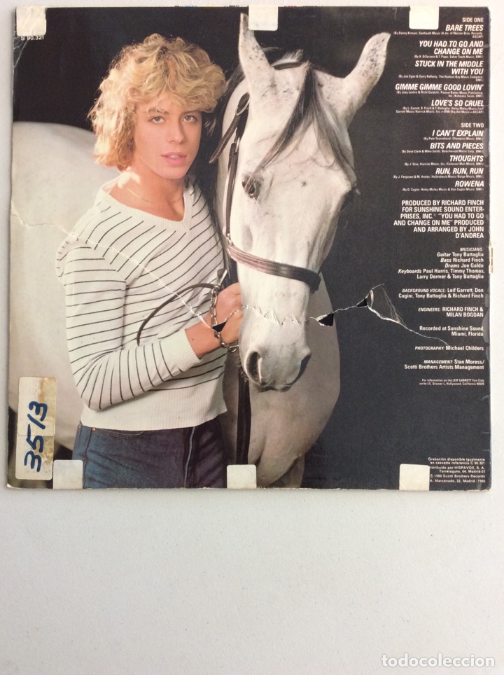 Discos de vinilo: Leif Garrett. Can&rsquo;t explain. - Foto 2