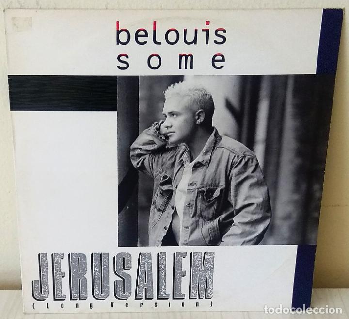 Discos de vinilo: BELOUIS SOME - JERUSALEM MAXI PARLOPHONE EDIC. INGLESA - 1986 - Foto 1
