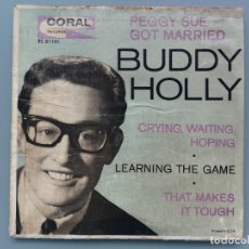 Discos de vinilo: DIFICILISIMO EP BUDDY HOLLY ORIGINAL US CORAL 1961 EC 81191 EDDIE COCHRAN ELVIS GENE VINCENT BEATLES. Lote 333604648