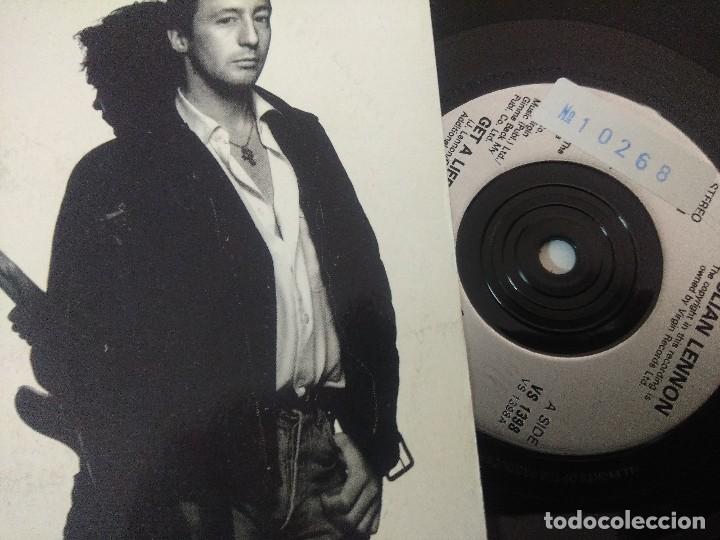 Discos de vinilo: JULIAN LENNON/GET A LIFE/SINGLE. - Foto 2