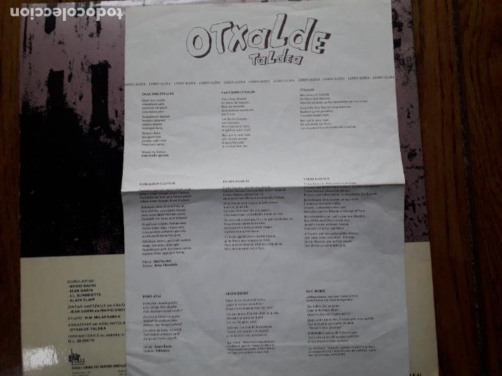 Discos de vinilo: Otxalde taldea - Foto 6
