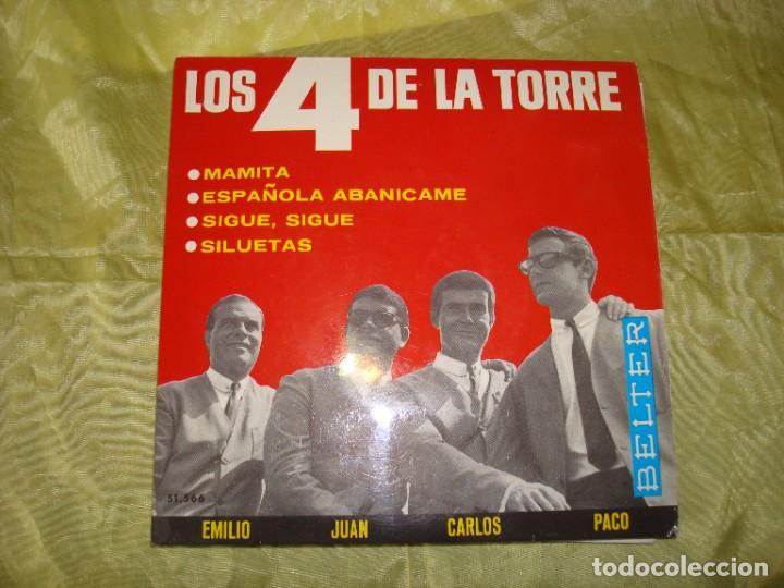 Discos de vinilo: LOS 4 DE LA TORRE. MAMITA + 3. EP. BELTER, 1966. IMPECABLE.(#) - Foto 1
