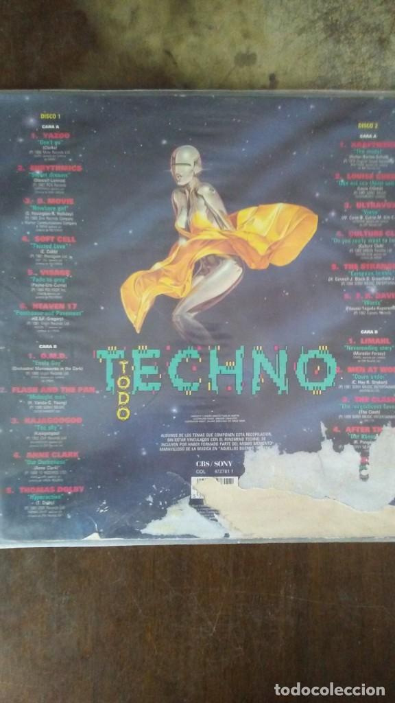 Discos de vinilo: TODO TECHNO - 2LPs - 1992 - Foto 2