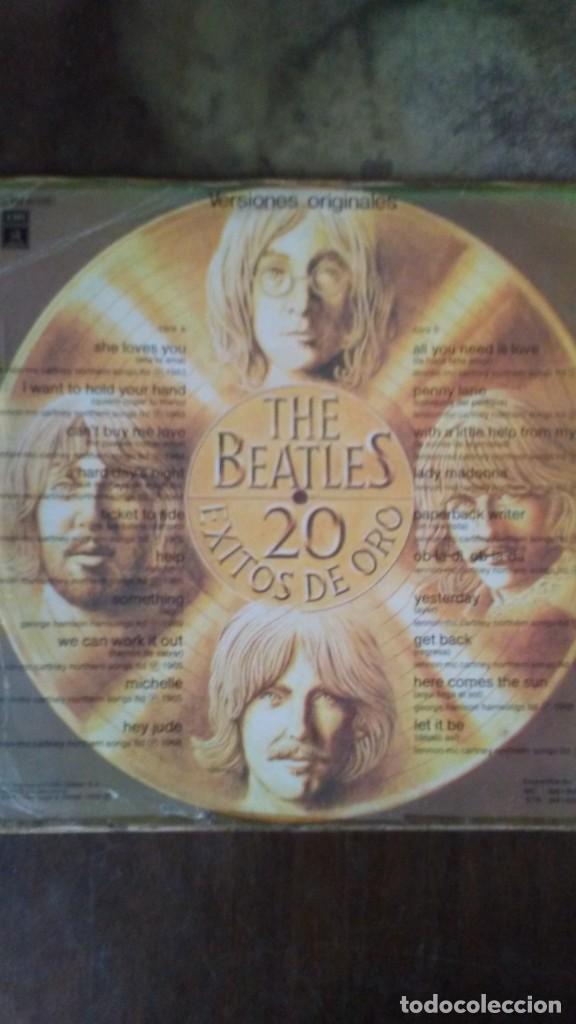 Discos de vinilo: THE BEATLES - 20 EXITOS DE ORO - 1979 - Foto 2