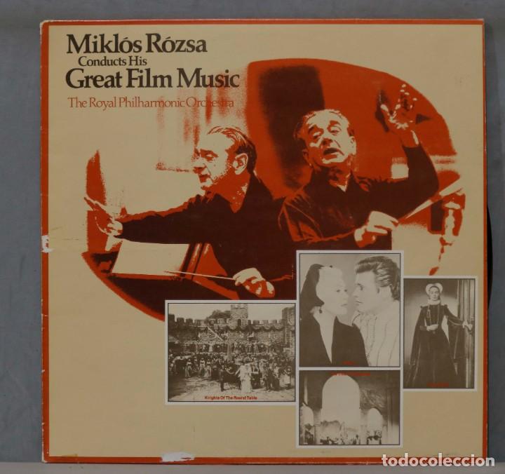 Dischi in vinile: LP. R&oacute;zsa. Conducts His Great Film Music