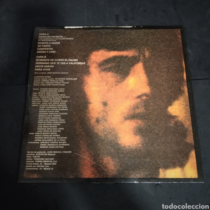 Discos de vinilo: Joan Manuel Serrat Vinilo LP - Foto 3