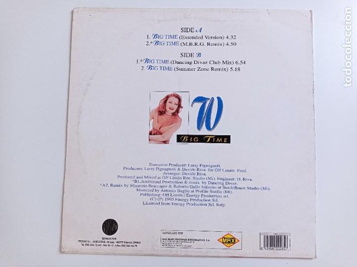 Discos de vinilo: whigfield- big time.maxi - Foto 2