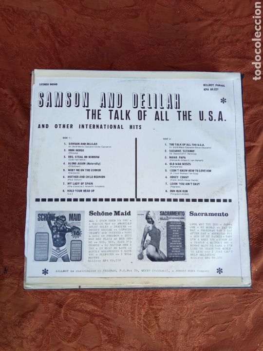 Discos de vinilo: SAMSON AND DELILAH - Foto 2