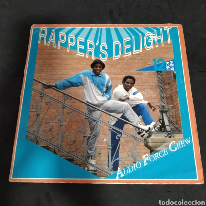 Discos de vinilo: Audio Force Crew - Rappers Delight solo cover! - Foto 1