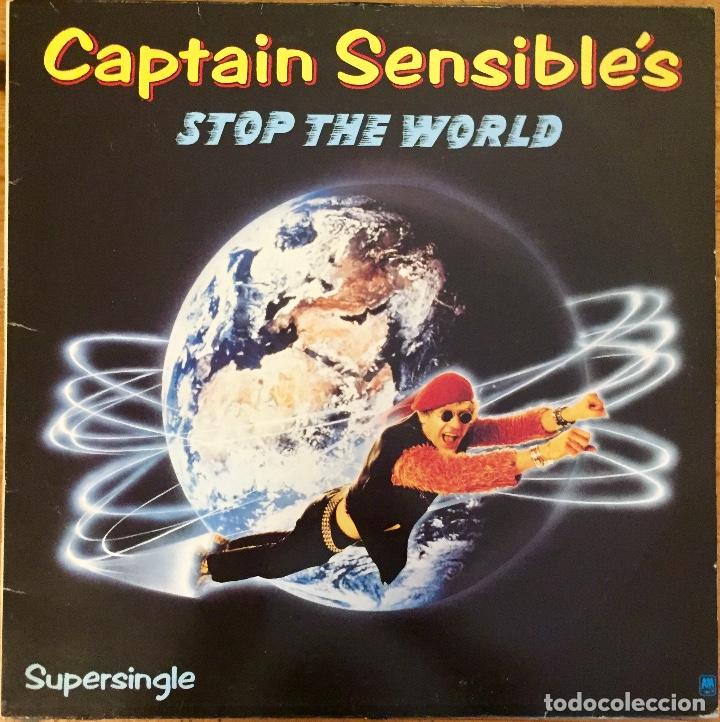 Discos de vinilo: CAPTAIN SENSIBLE : STOP THE WORLD [A&M - ESP 1983] 12&rdquo; - Foto 1