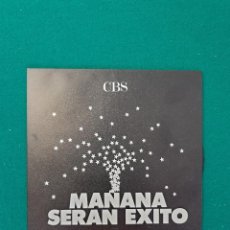 Discos de vinilo: MAÑANA SERAN EXITO. Lote 333850423