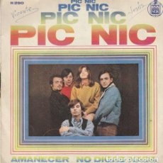Discos de vinilo: PIC NIC - JEANETTE - AMANECER - SINGLE DE VINILO