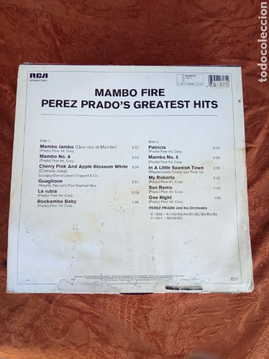 Discos de vinilo: PEREZ PRADOS(GREATEST HITS) - Foto 2