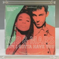 Discos de vinilo: DISCO VINILO LP. RIO & MARS – BOY I GOTTA HAVE YOU. 33 RPM.. Lote 334154333