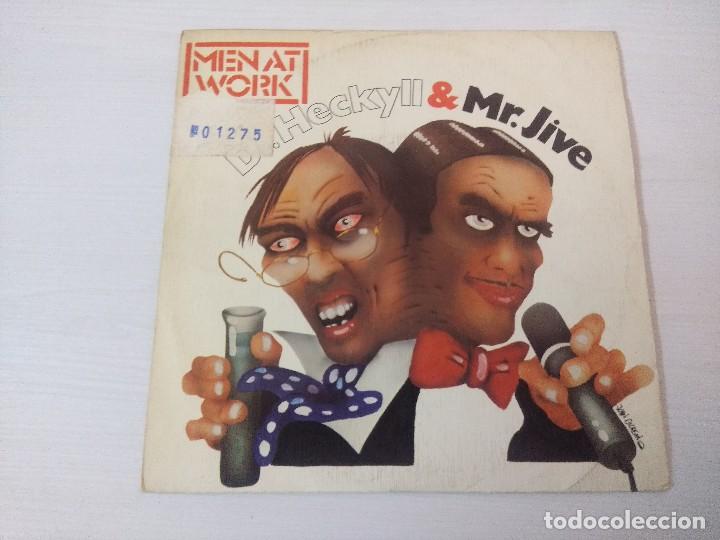 Discos de vinilo: MEN AT WORK/DR.HECKYLL & MR.JIVE/SINGLE PROMOCIONAL. - Foto 1