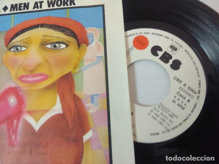 Discos de vinilo: MEN AT WORK/MARIA/SINGLE PROMOCIONAL. - Foto 2