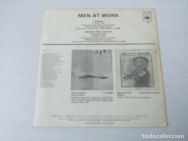 Discos de vinilo: MEN AT WORK/MARIA/SINGLE PROMOCIONAL. - Foto 3
