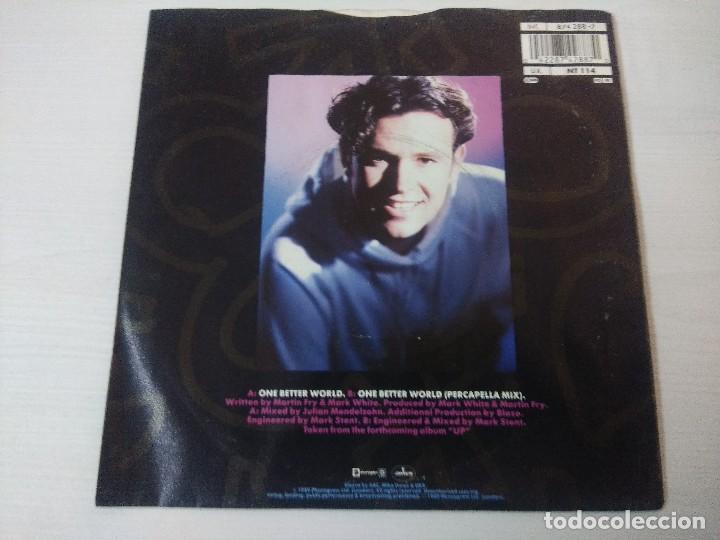 Discos de vinilo: ABC/ONE BETTER WORLD/SINGLE. - Foto 3
